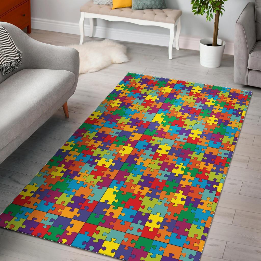 Autism Awareness Merchandise Area Limited Edition Rectangle Rug