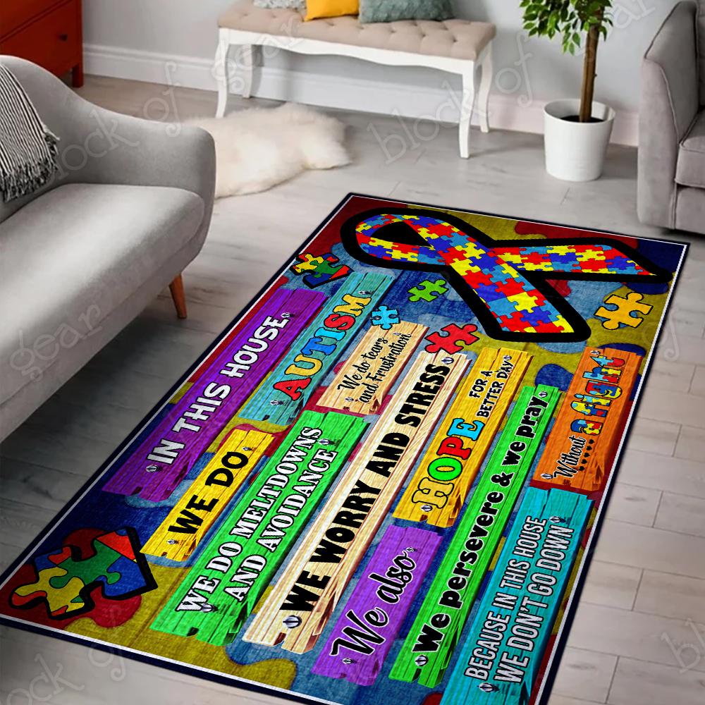 Autism Limited Edition Rectangle Rug