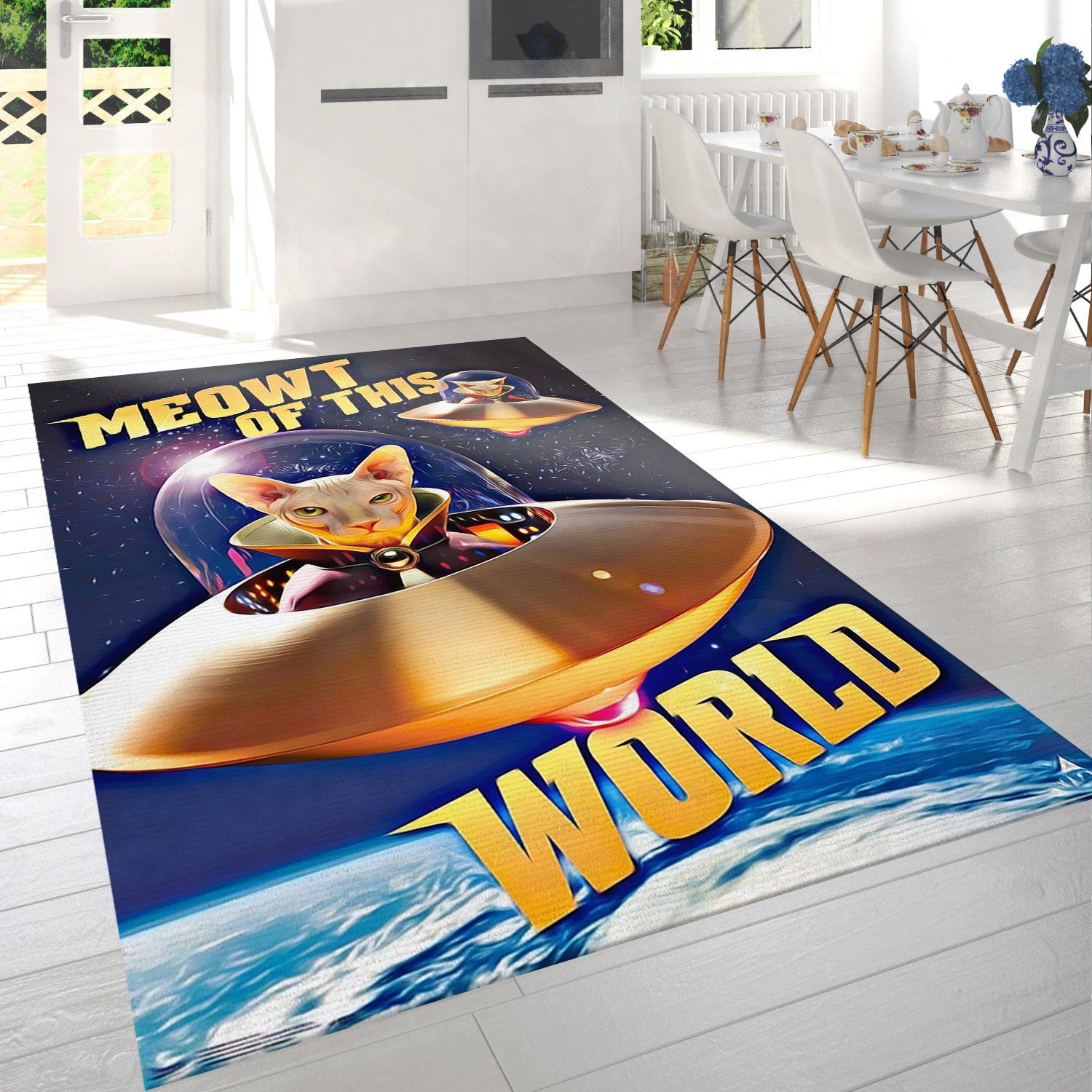 Avanti Galaxy Cats Rectangle Rug – Custom Size And Printing