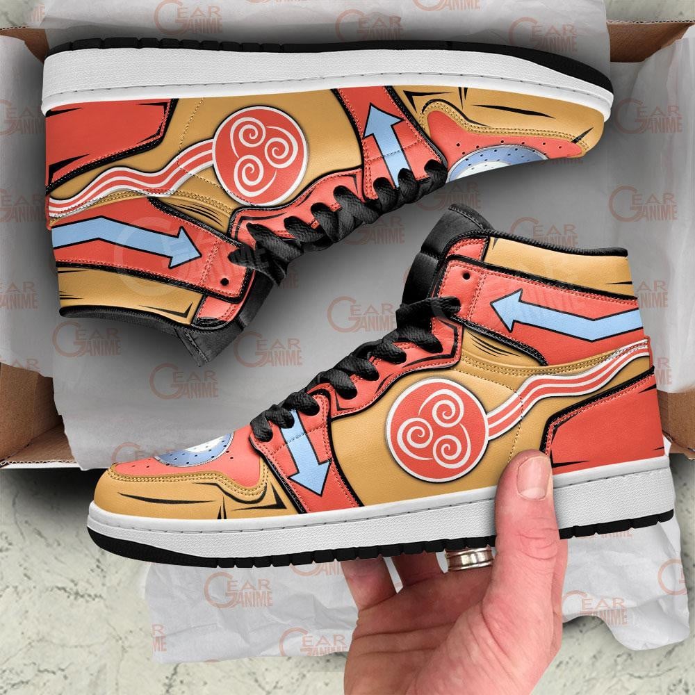 Avatar Air Nation JD1s Sneakers The Last Airbender Shoes, Air Jordan Hightop