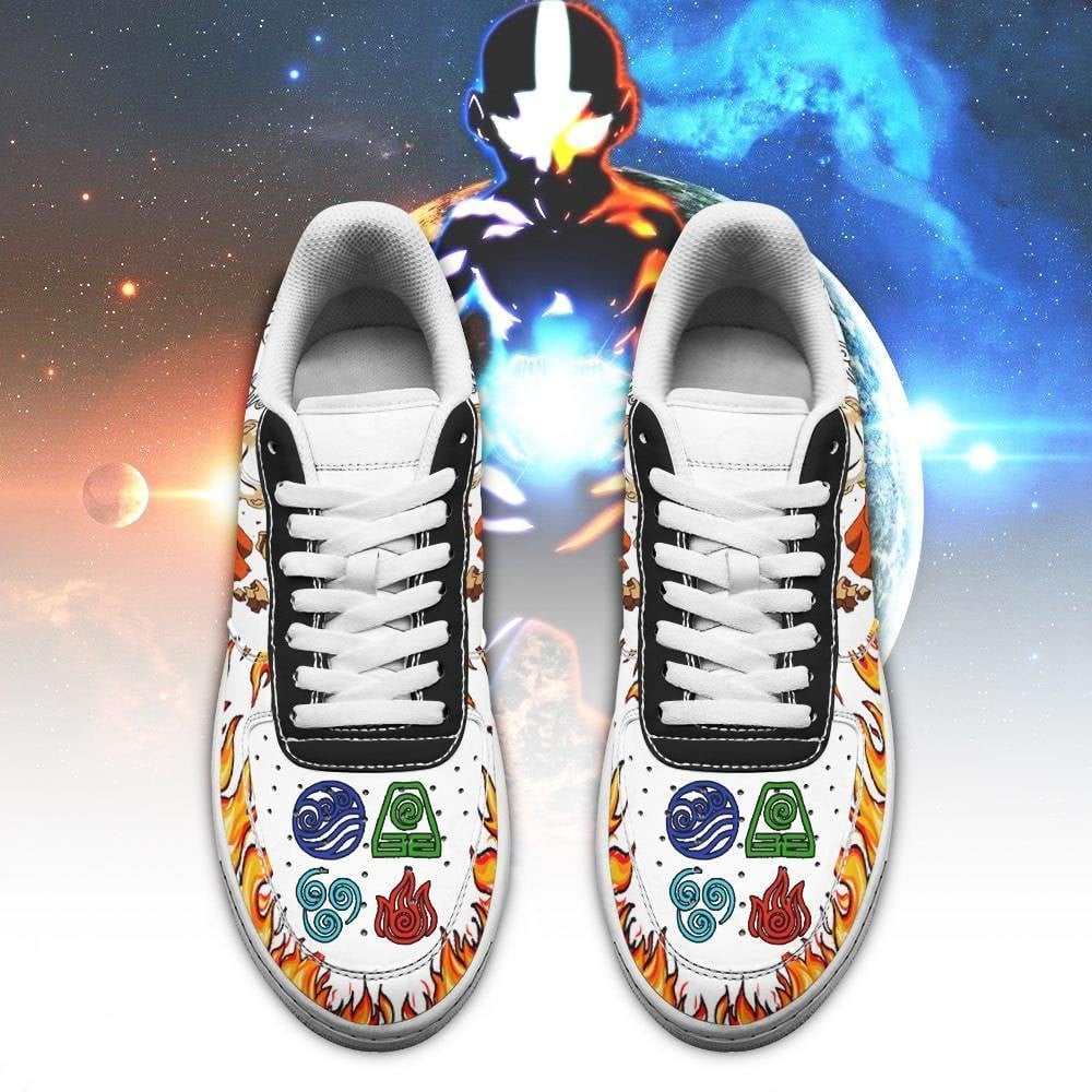 Avatar Airbender Sneakers Characters Anime Shoes Fan Gift Idea