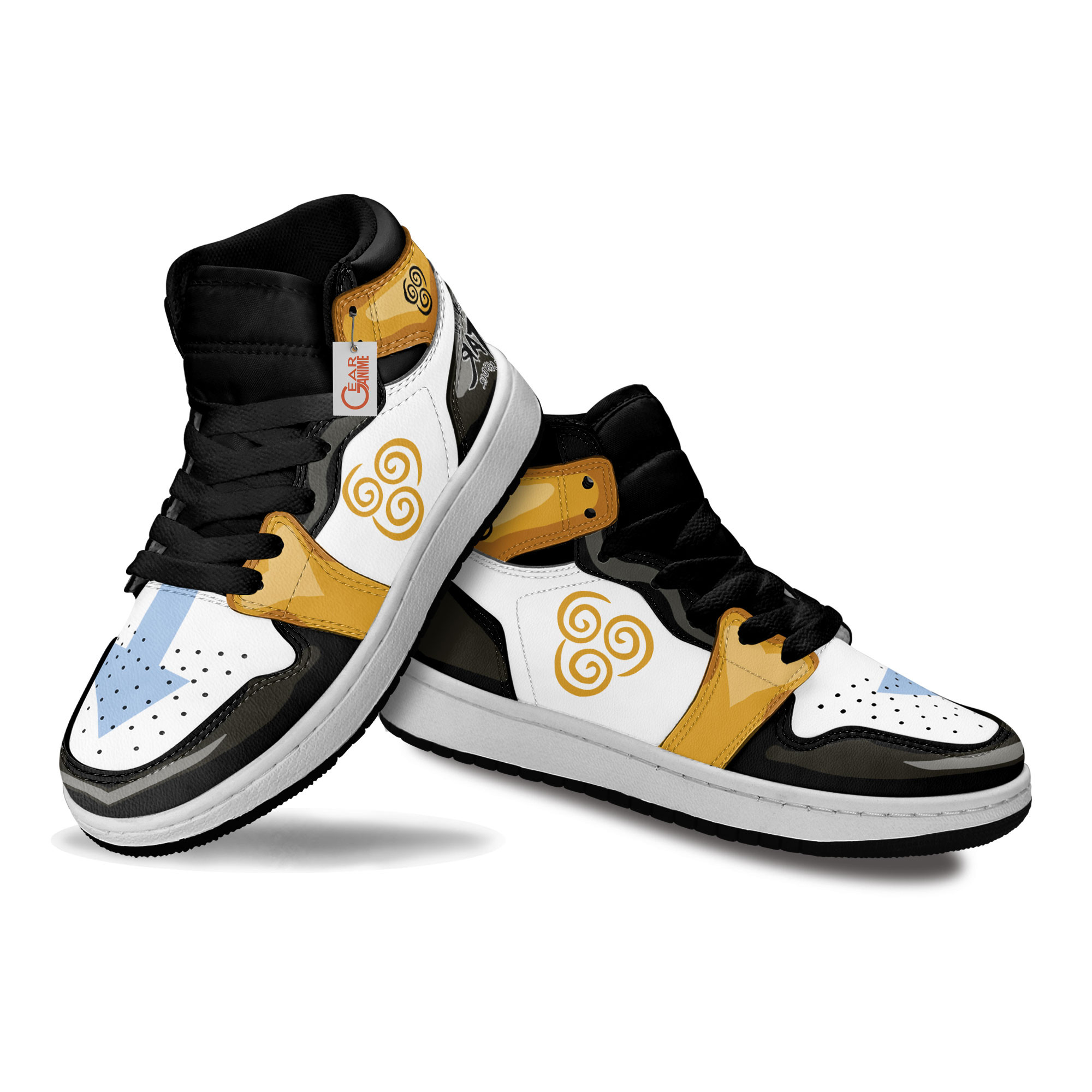 Avatar The Last Airbender Air Nation Anime Custom Kids Sneakers