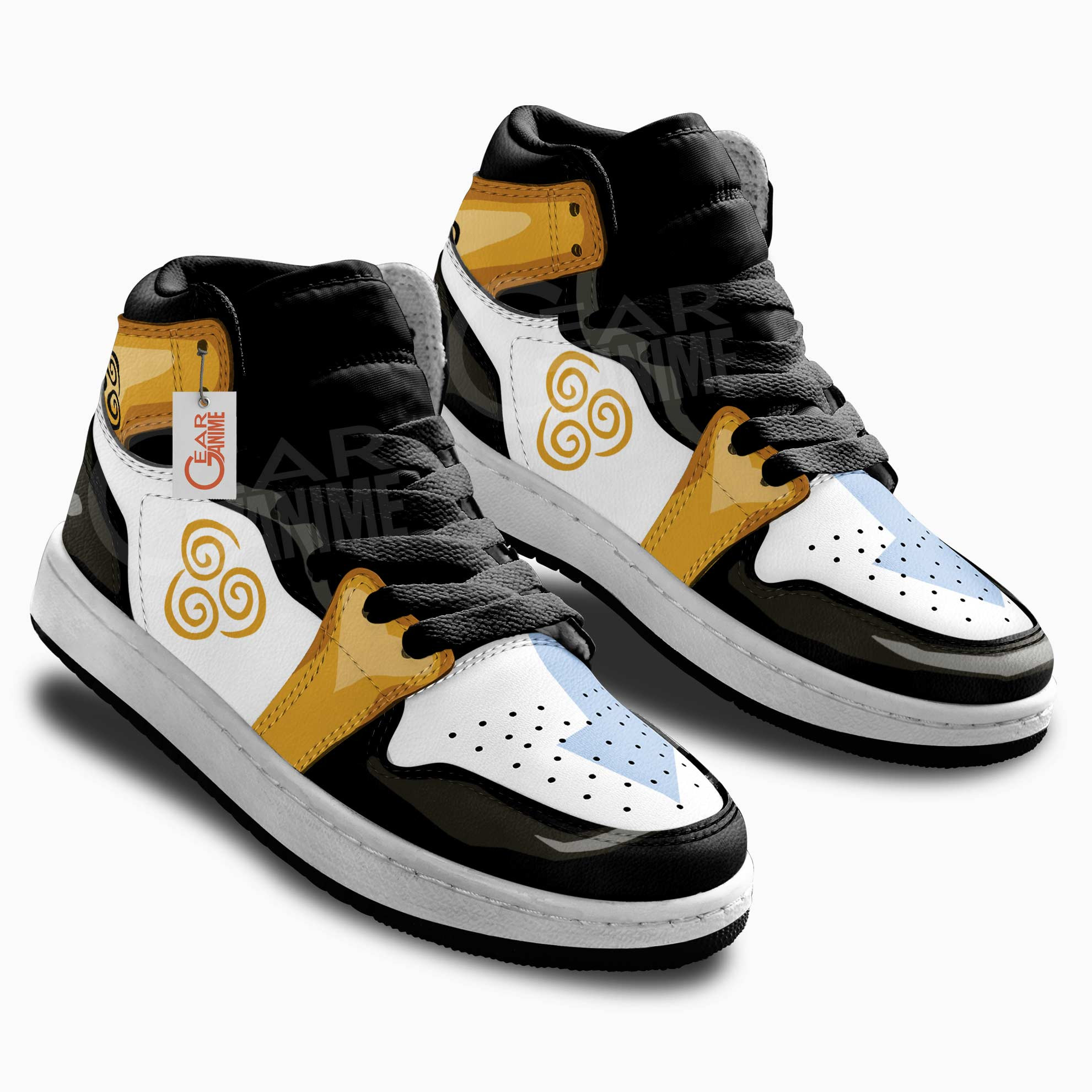 Avatar The Last Airbender Air Nation Anime Custom Kids Sneakers