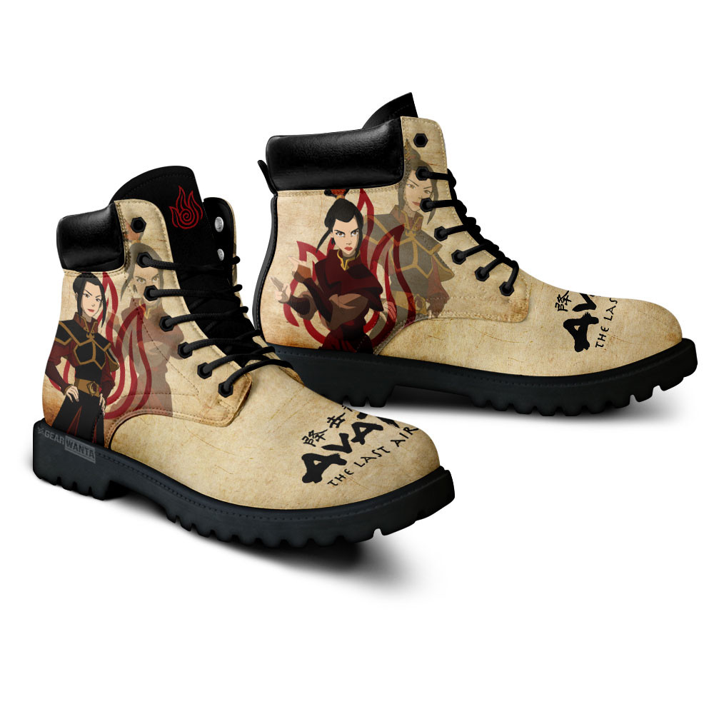 Avatar The Last Airbender Azula Boots Anime Custom Shoes