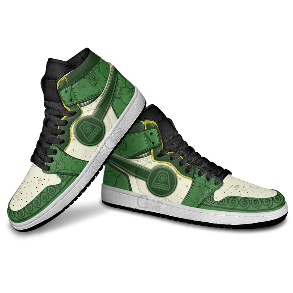 Avatar The Last Airbender Earth Shoes For Anime Fans, Air Jordan Hightop