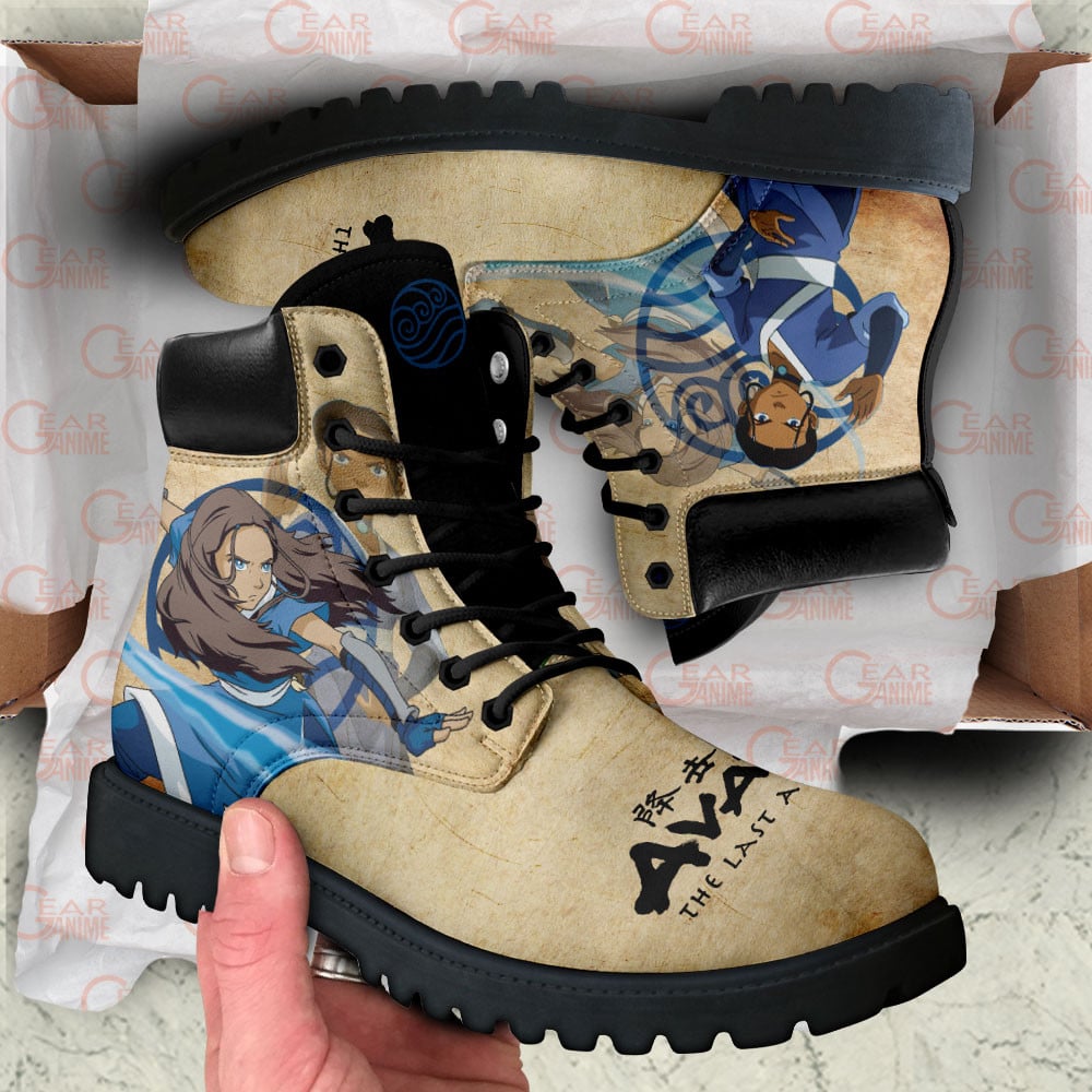 Avatar The Last Airbender Katara Boots Anime Custom Shoes