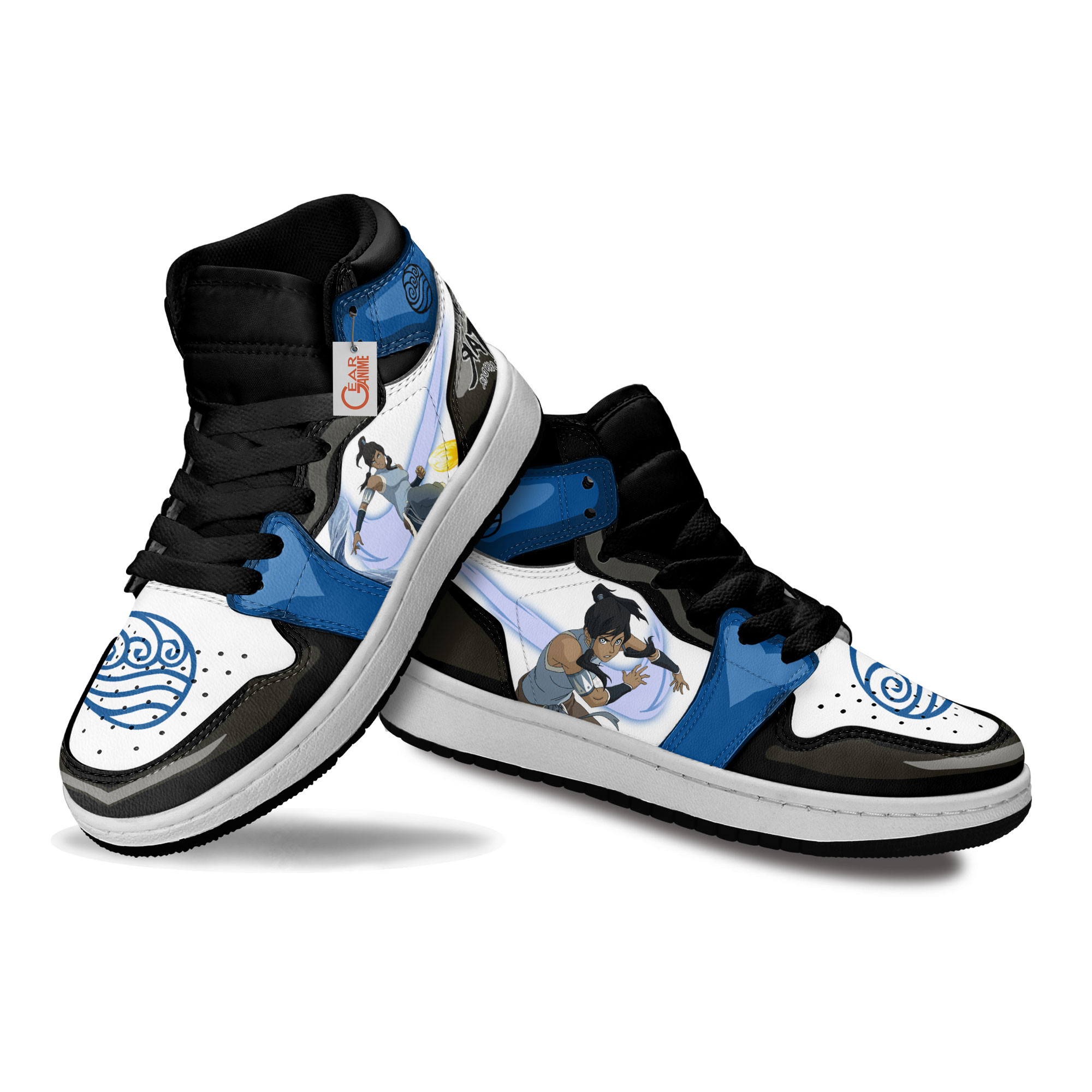Avatar The Last Airbender Korra Anime Custom Kids Sneakers