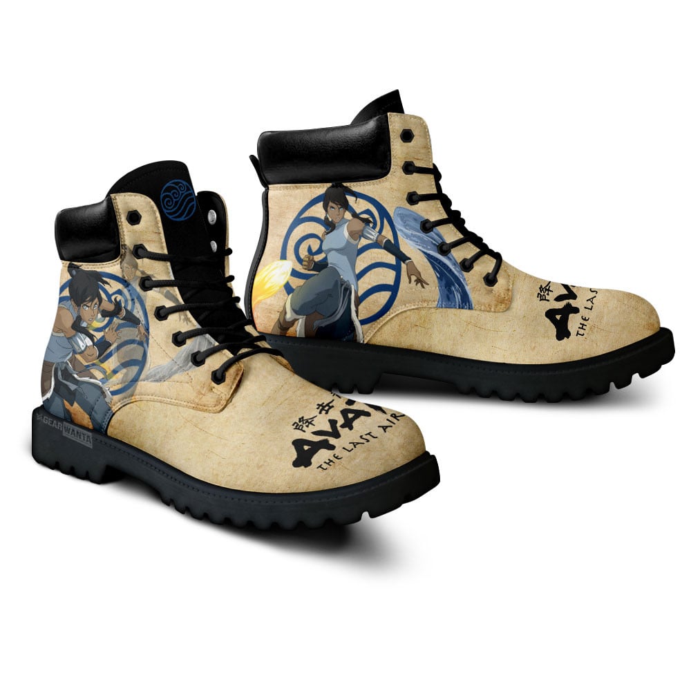 Avatar The Last Airbender Korra Boots Anime Custom Shoes
