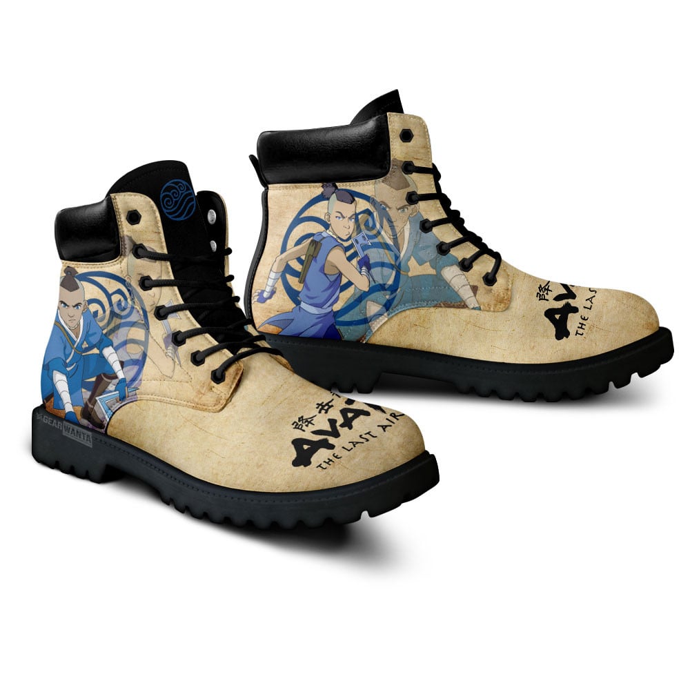 Avatar The Last Airbender Sokka Boots Anime Custom Shoes