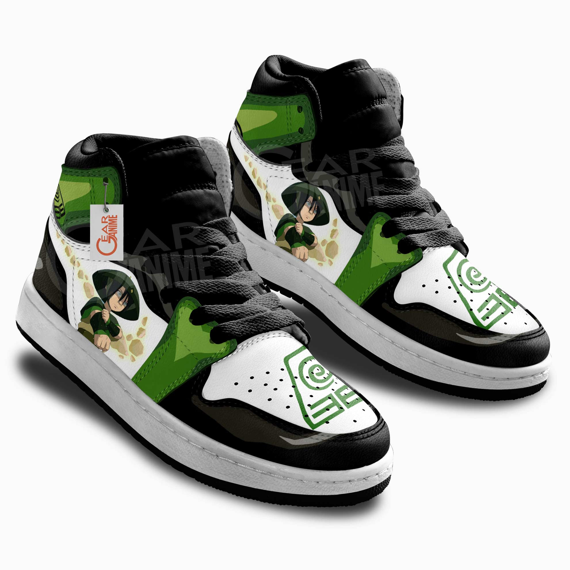 Avatar The Last Airbender Toph Anime Custom Kids Sneakers