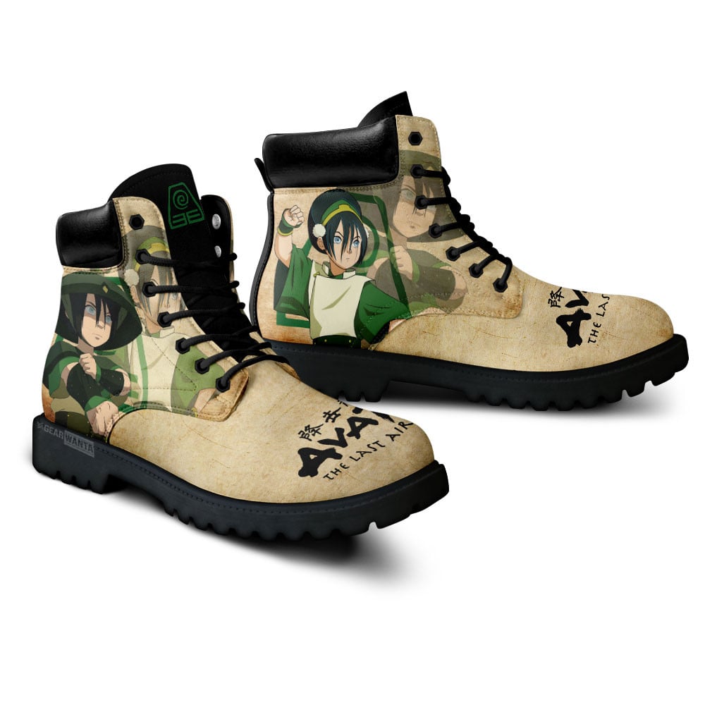 Avatar The Last Airbender Toph Beifong Boots Anime Custom Shoes