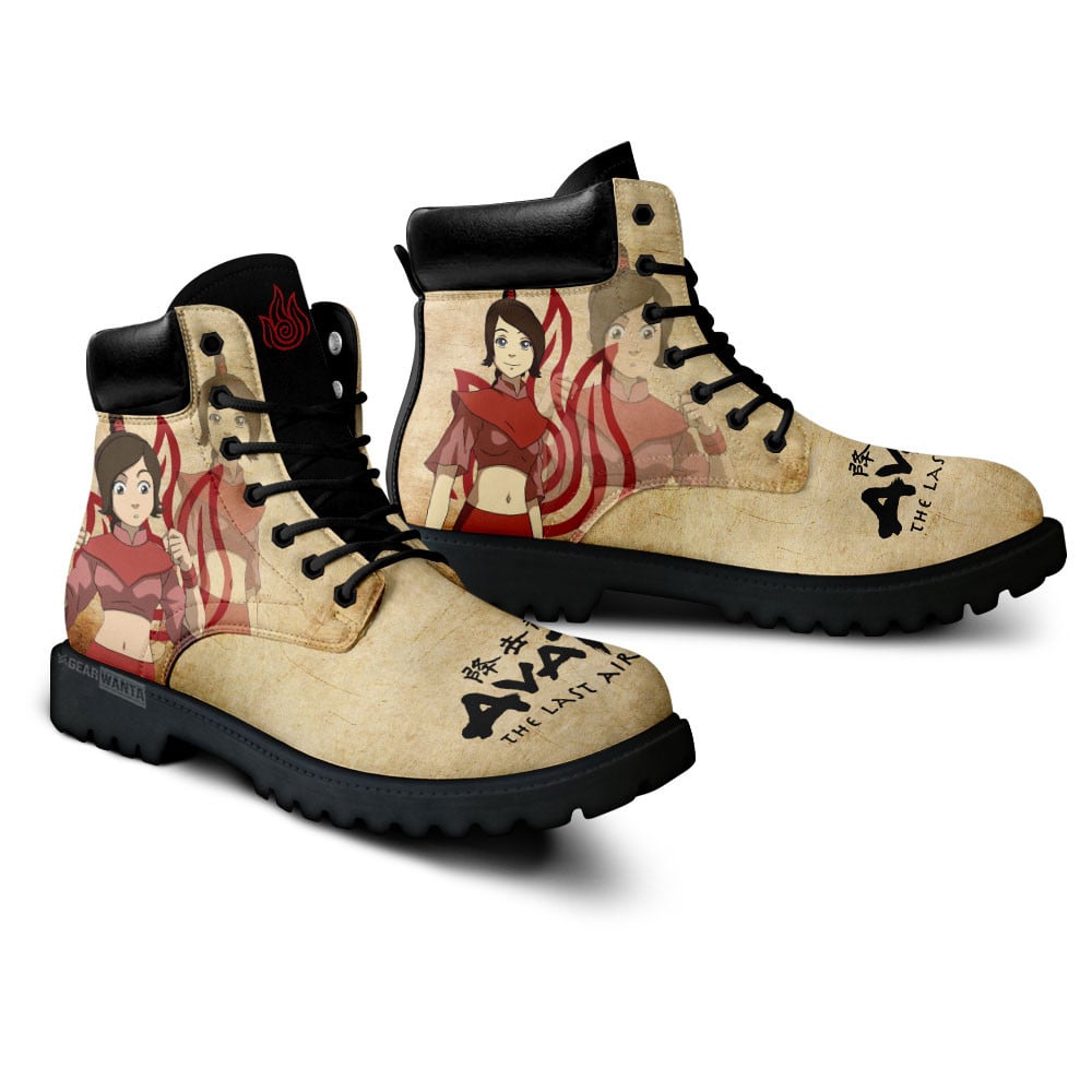 Avatar The Last Airbender Ty Lee Boots Anime Custom Shoes