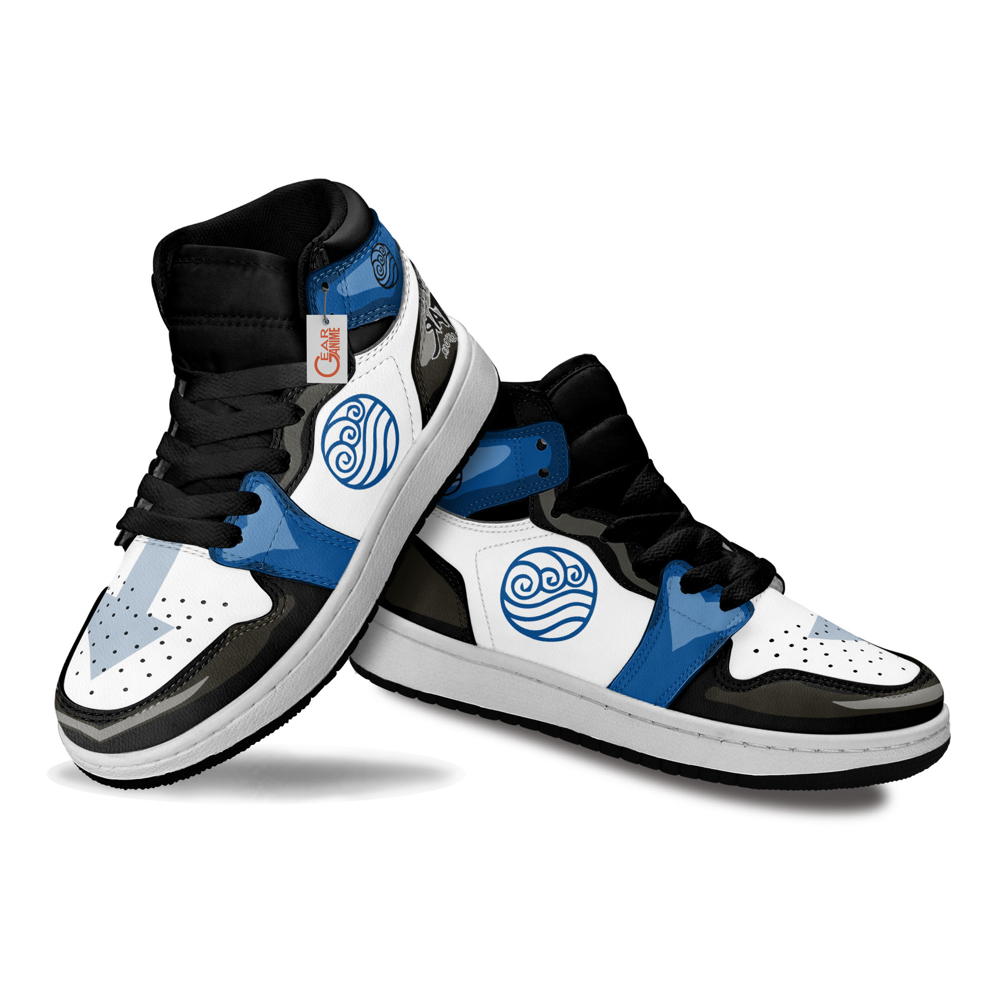 Avatar The Last Airbender Water Nation Anime Custom Kids Sneakers