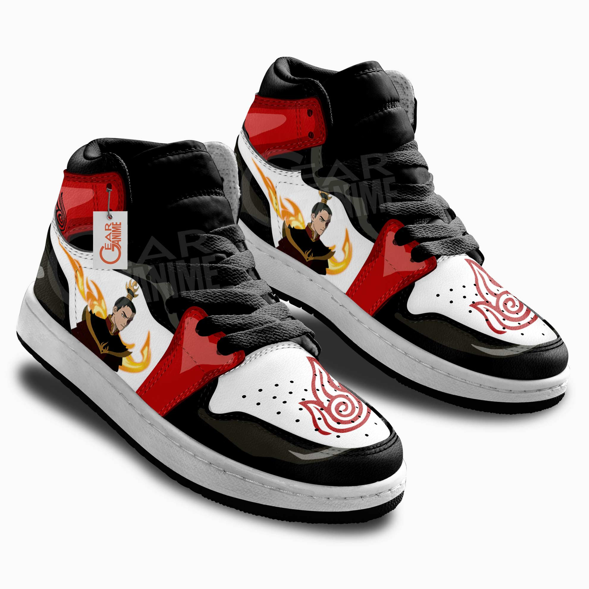 Avatar The Last Airbender Zuko Anime Custom Kids Sneakers