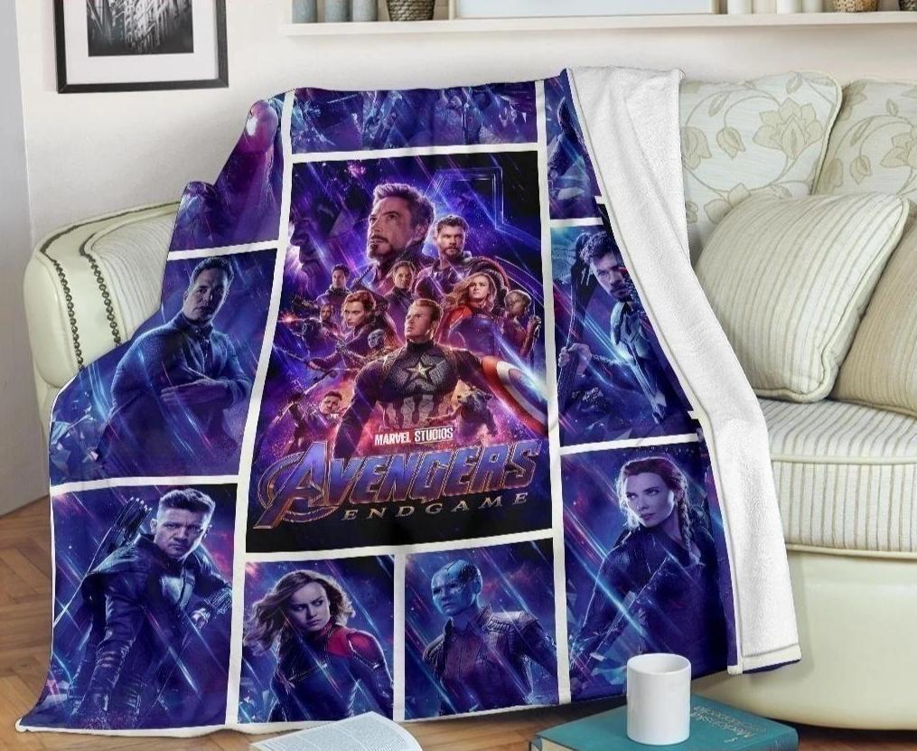 Avenger Endgame Sherpa Blanket Cozy Blanket Fleece Blanket