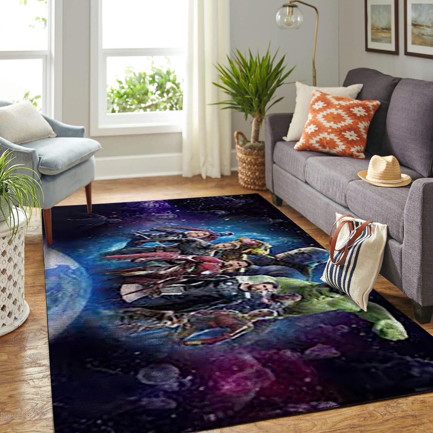 Avenger Living Room Area Rectangle Rug