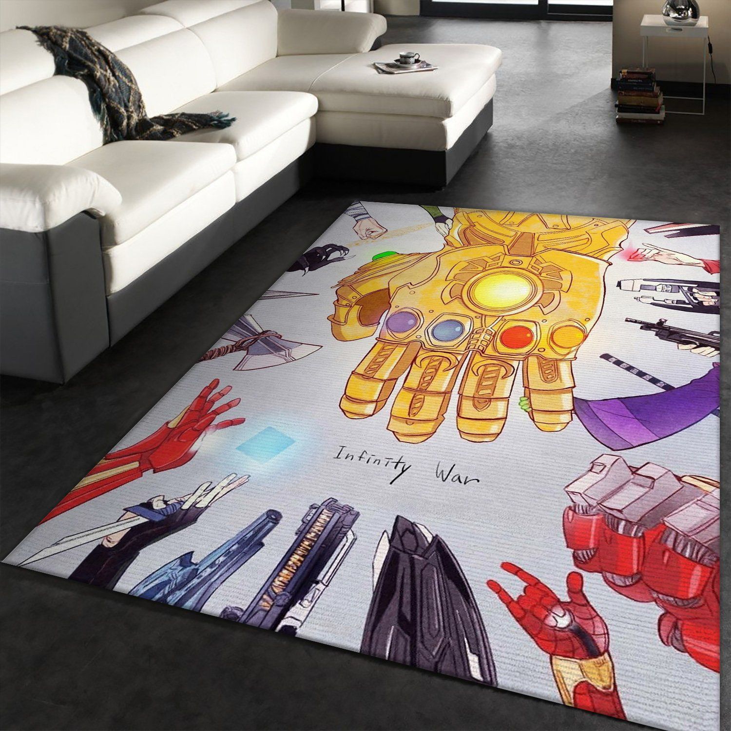 Avenger Marvel Movies Bedroom Rectangle Rug – Custom Size And Printing