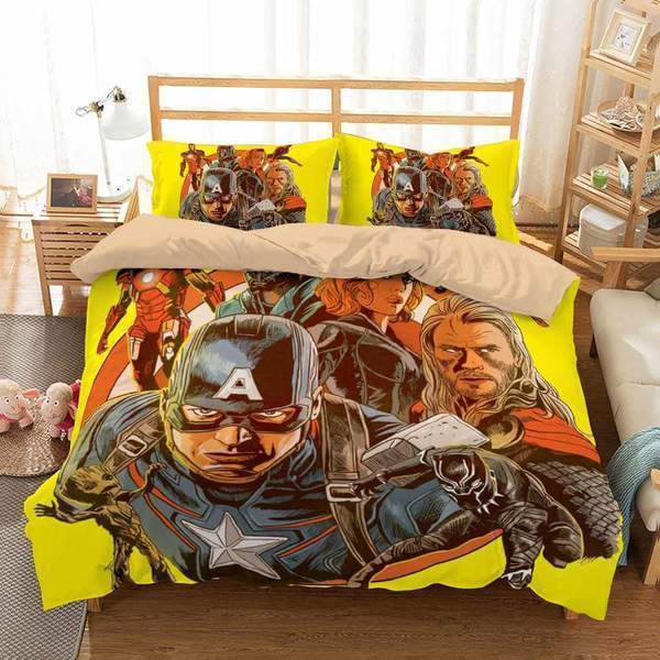 Avengers 3D Customized Duvet Cover Bedding Set