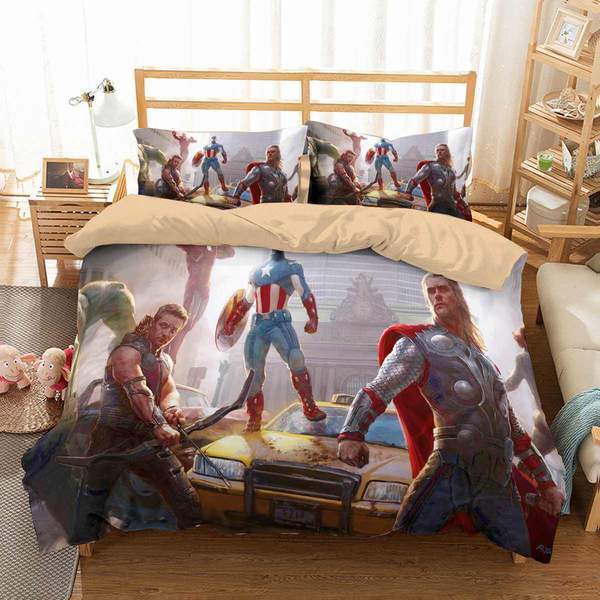 Avengers 3D Customized Duvet Cover Bedding Set