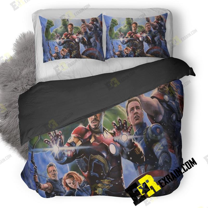 Avengers Age Of Ultron Artwork 5K Oi 3D Customized Duvet Cover Bedding Set