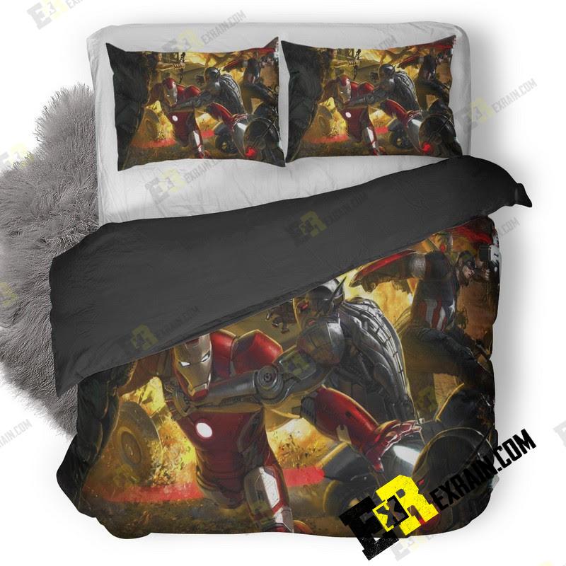 Avengers Age Of Ultron Artwork 8K Ox 3D Customized Duvet Cover Bedding Set