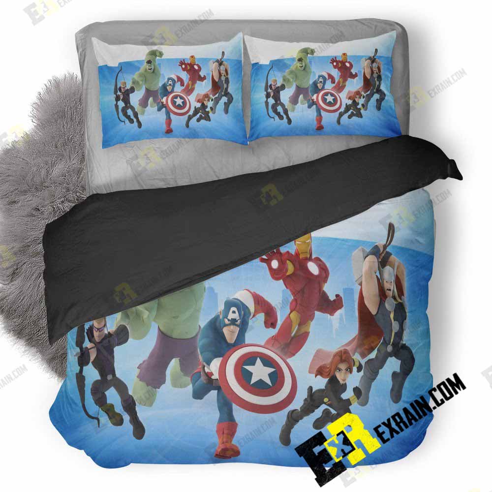 Avengers Disney Infinity 12K Pq 3D Customized Duvet Cover Bedding Set