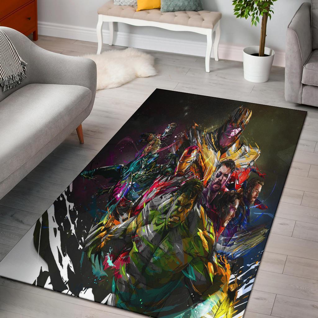Avengers End Game Rectangle Rug – Custom Size And Printing