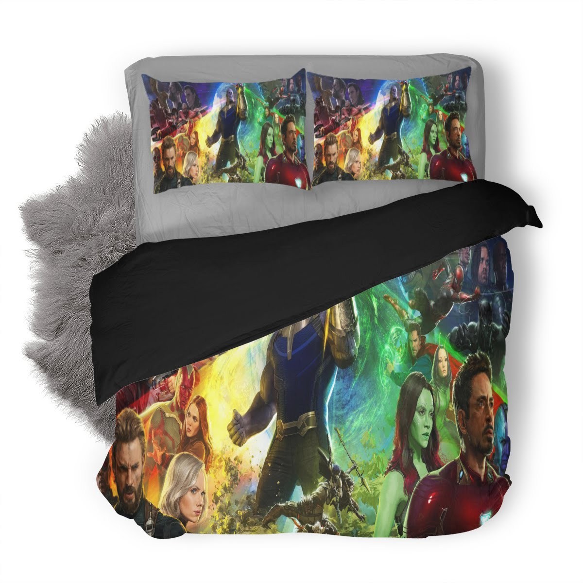Avengers Endgame 12 3D Customized Duvet Cover Bedding Set