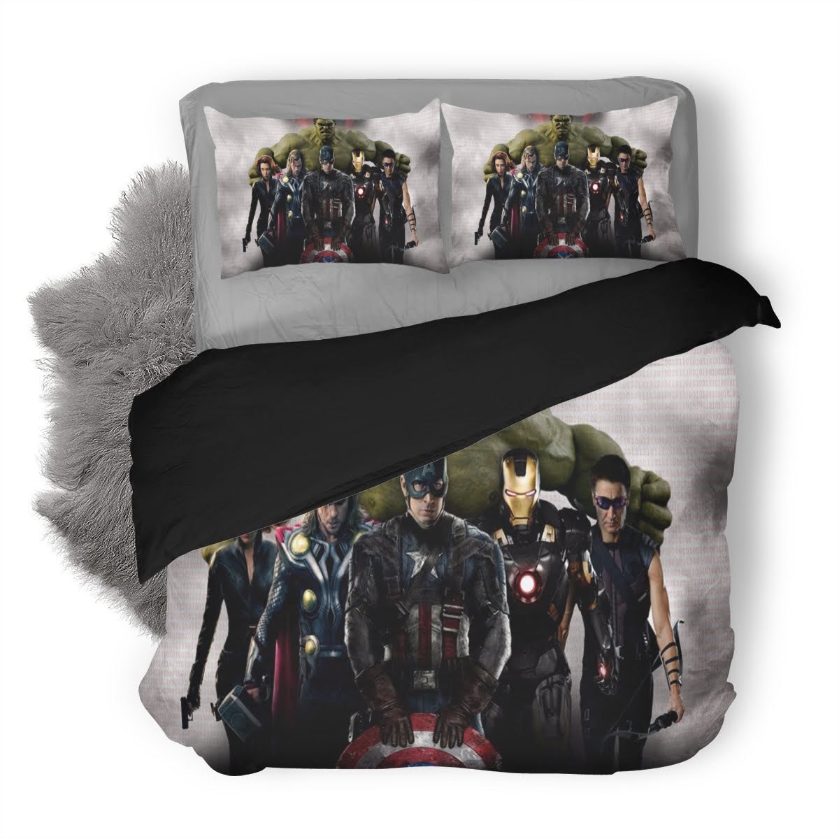 Avengers Endgame 16 3D Customized Duvet Cover Bedding Set