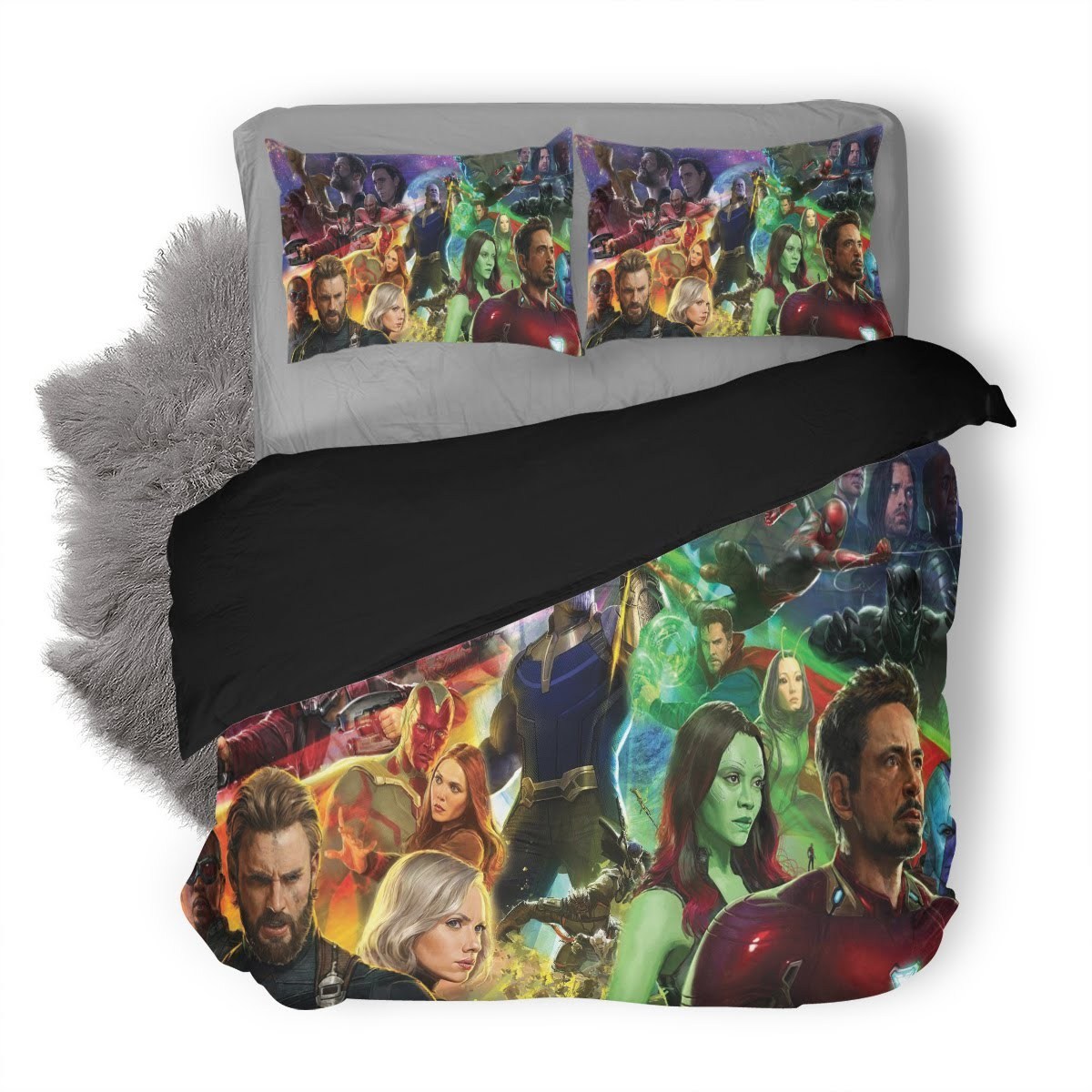 Avengers Endgame 18 3D Customized Duvet Cover Bedding Set