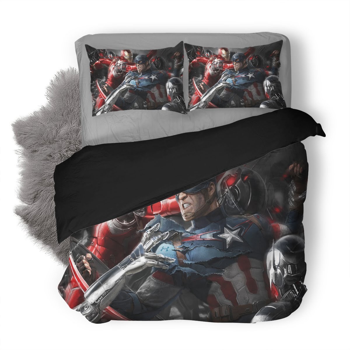 Avengers Endgame 32 3D Customized Duvet Cover Bedding Set