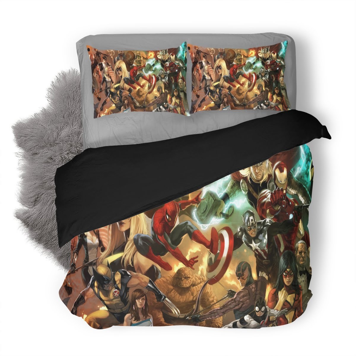 Avengers Endgame 39 3D Customized Duvet Cover Bedding Set