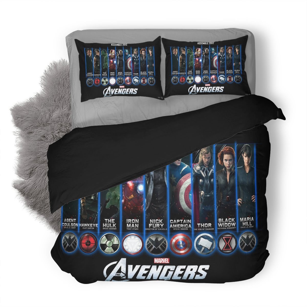 Avengers Endgame 3 3D Customized Duvet Cover Bedding Set
