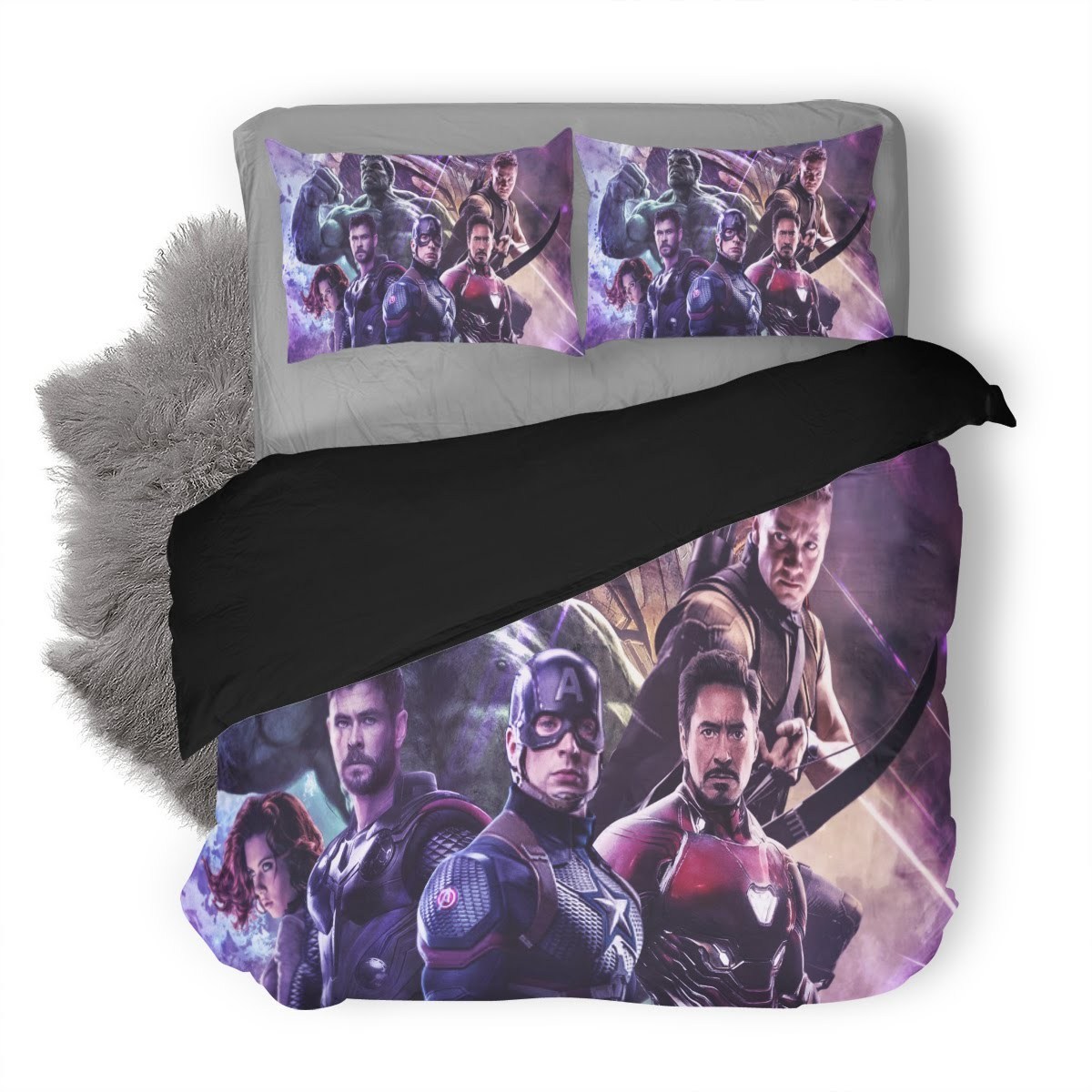 Avengers Endgame 3D Customized Duvet Cover Bedding Set