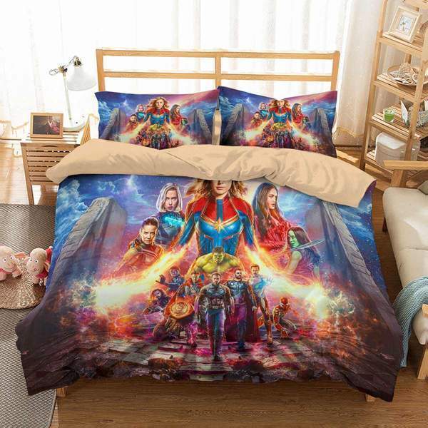 Avengers Endgame 3D Customized Duvet Cover Bedding Set