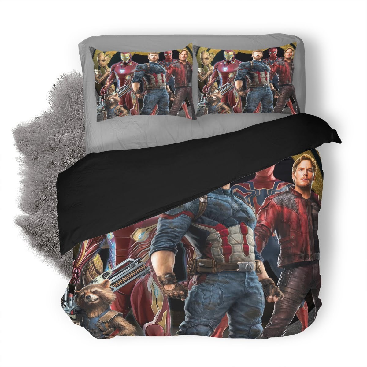 Avengers Endgame 3D Customized Duvet Cover Bedding Set
