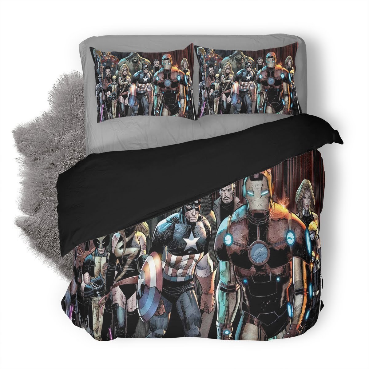 Avengers Endgame 3D Customized Duvet Cover Bedding Set