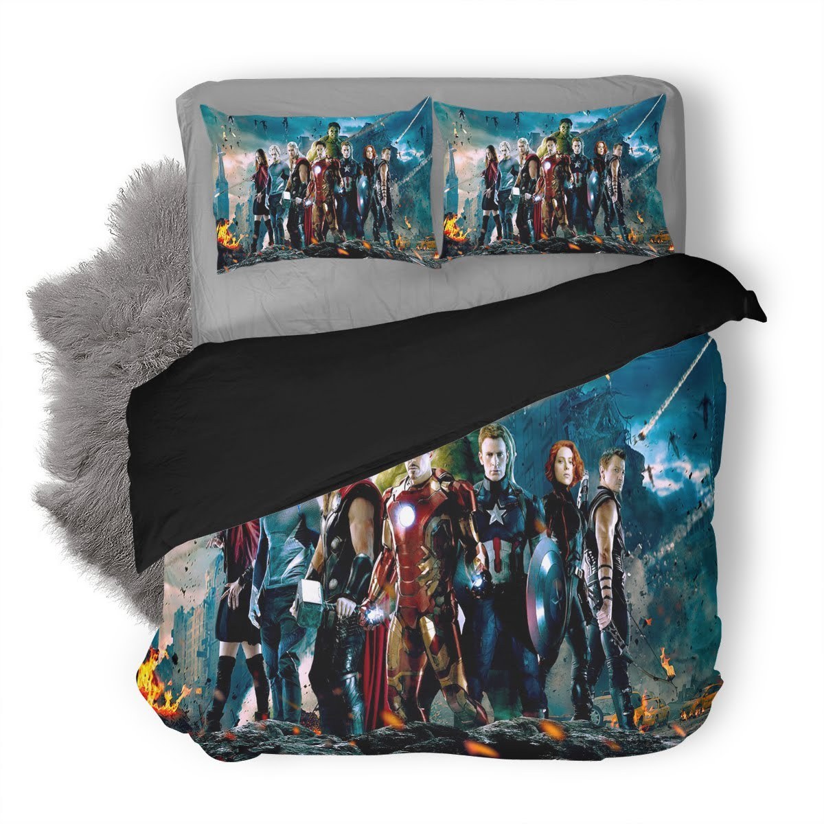 Avengers Endgame 51 3D Customized Duvet Cover Bedding Set