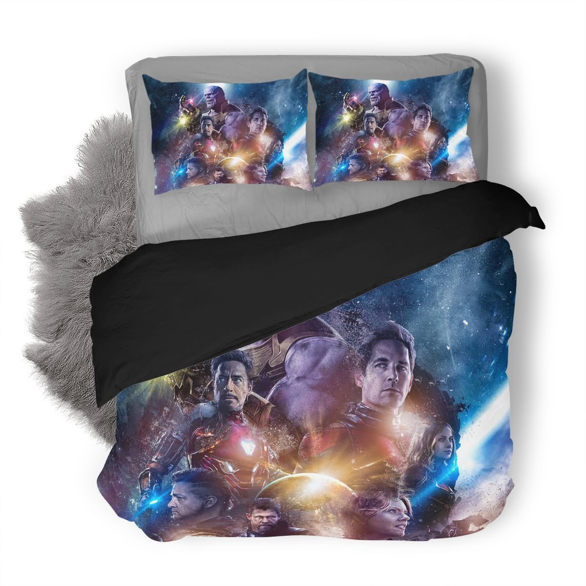 Avengers Endgame 52 3D Customized Duvet Cover Bedding Set