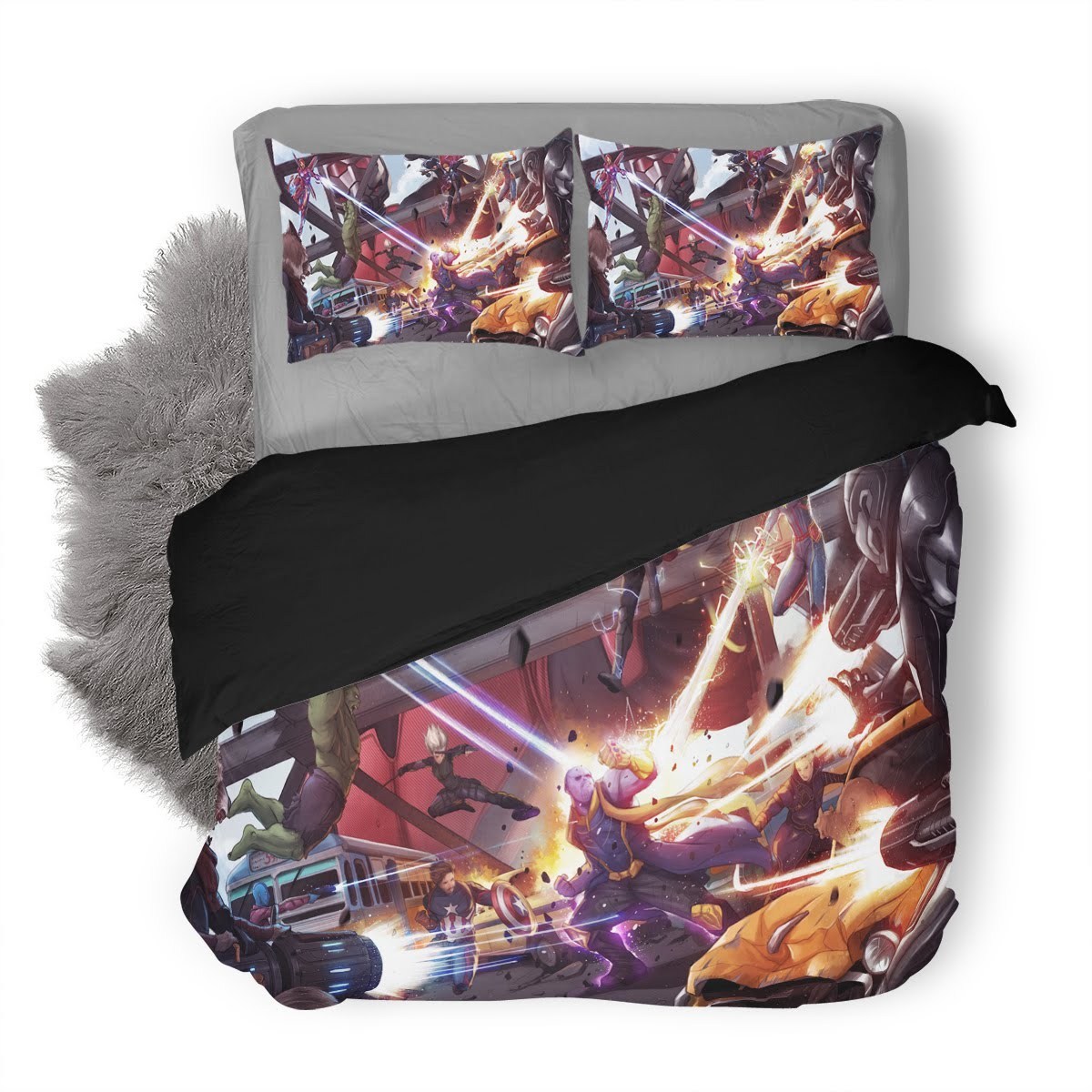 Avengers Endgame 53 3D Customized Duvet Cover Bedding Set
