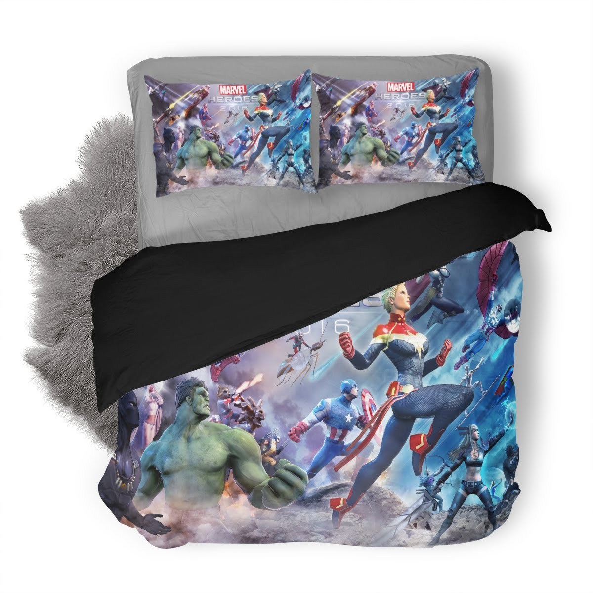 Avengers Endgame 56 3D Customized Duvet Cover Bedding Set