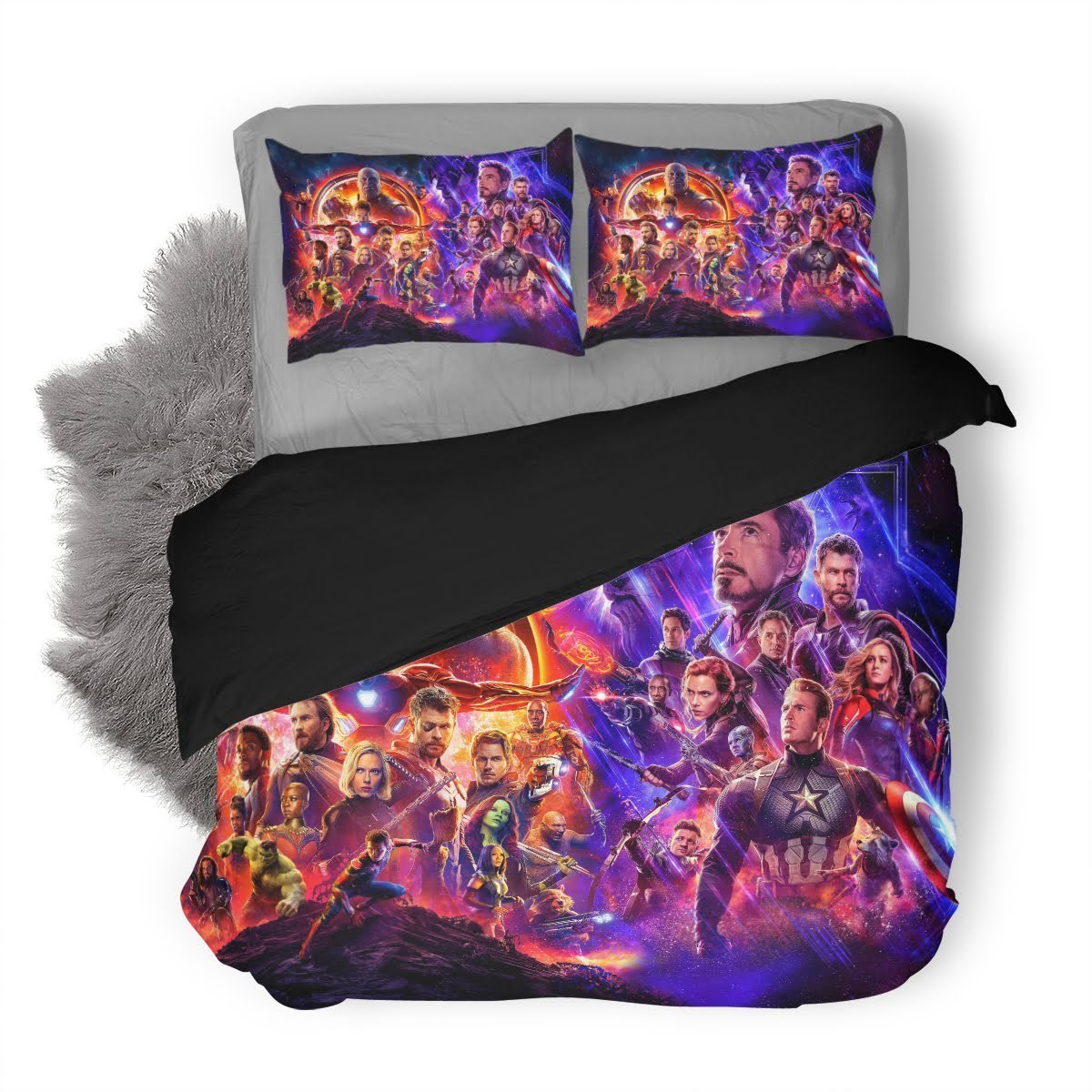 Avengers Endgame 60 3D Customized Duvet Cover Bedding Set