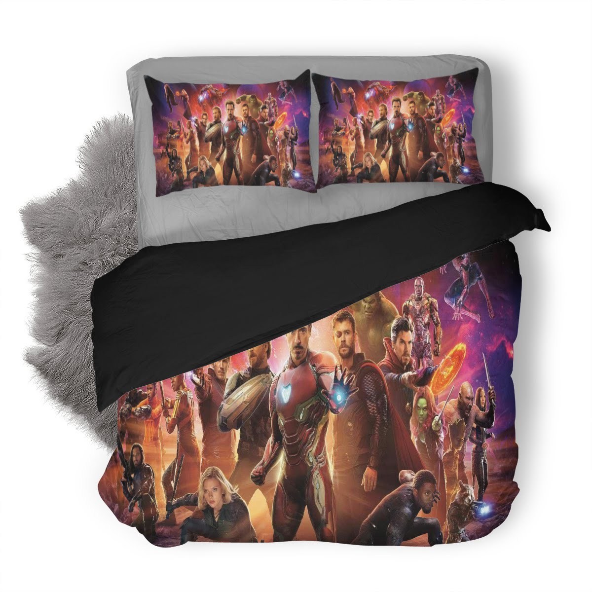 Avengers Endgame 78 3D Customized Duvet Cover Bedding Set
