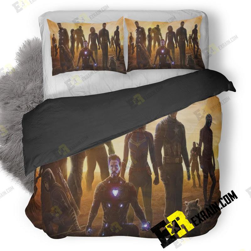 Avengers Endgame Movie Y2 3D Customized Duvet Cover Bedding Set