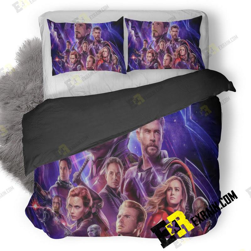 Avengers Endgame Official Poster Th 3D Customized Duvet Cover Bedding Set