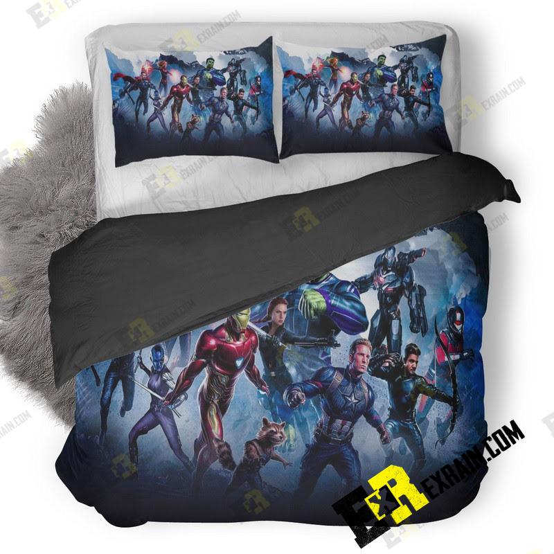 Avengers Endgame Poster 2E 3D Customized Duvet Cover Bedding Set