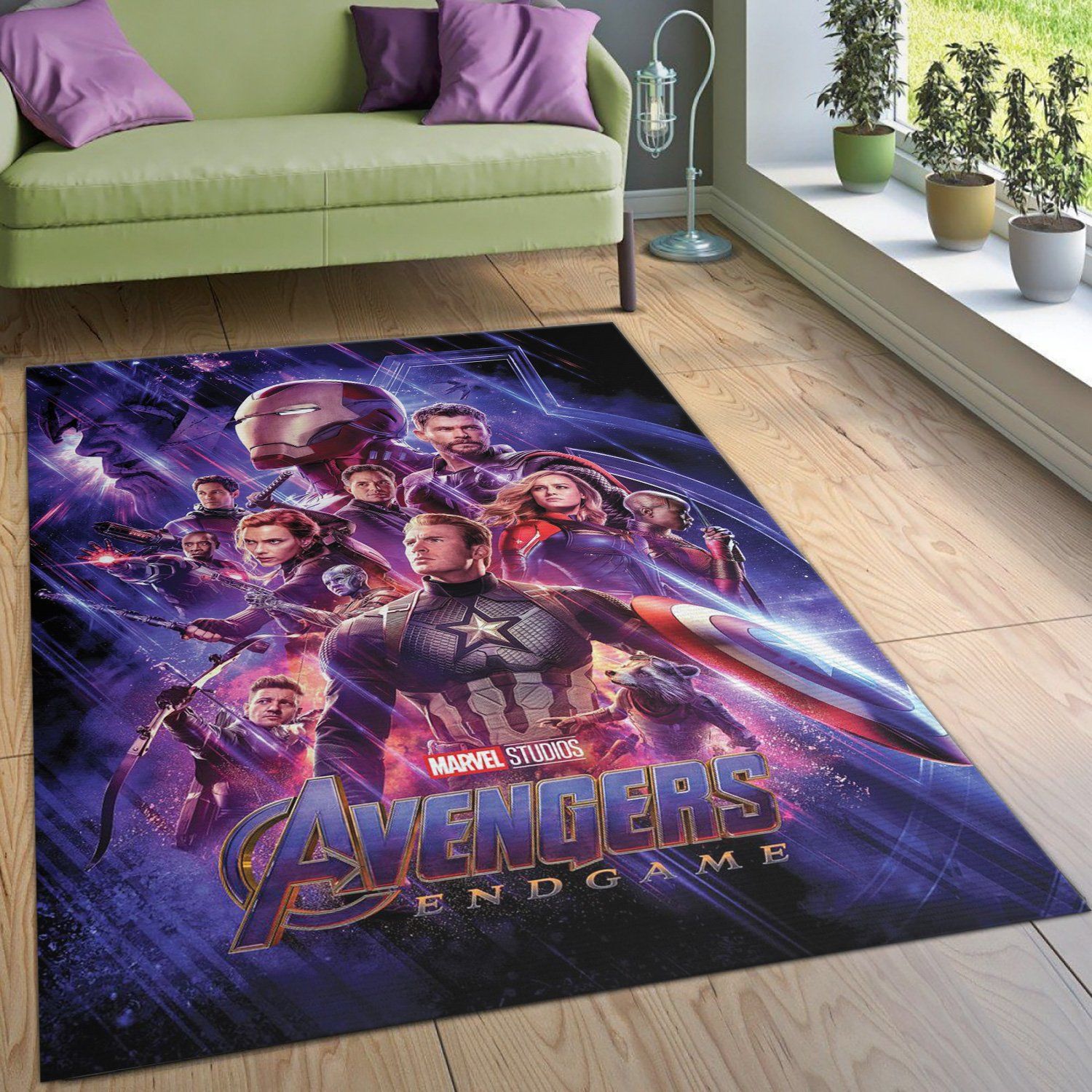Avengers Endgame Rectangle Rug – Custom Size And Printing