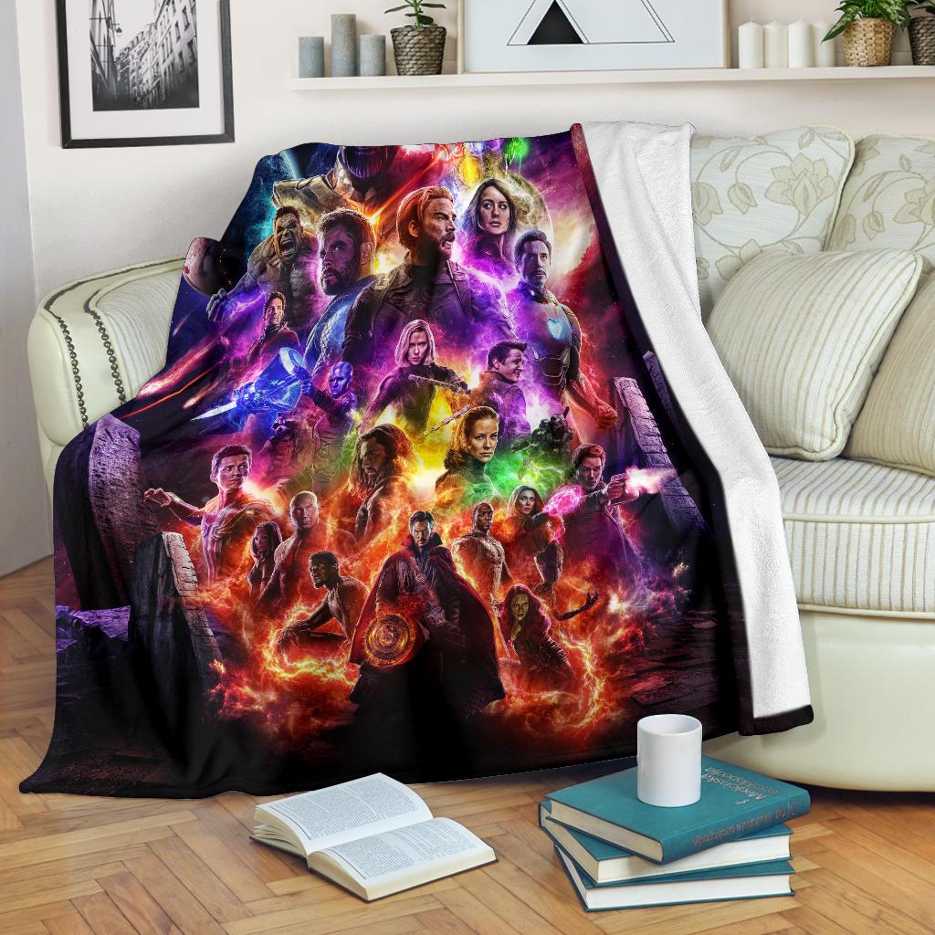 Avengers Endgame Sherpa Blanket Cozy Blanket Fleece Blanket