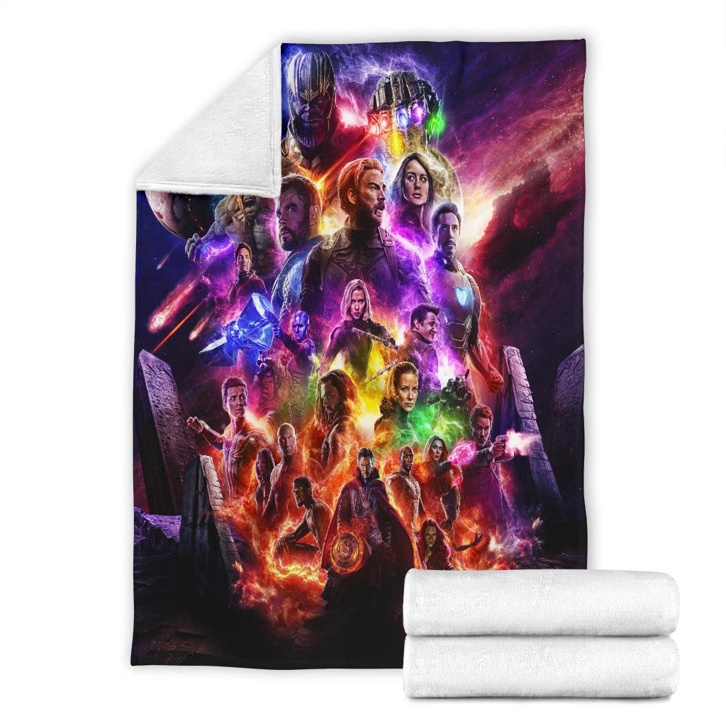 Avengers Endgame Sherpa Blanket Cozy Blanket Fleece Blanket