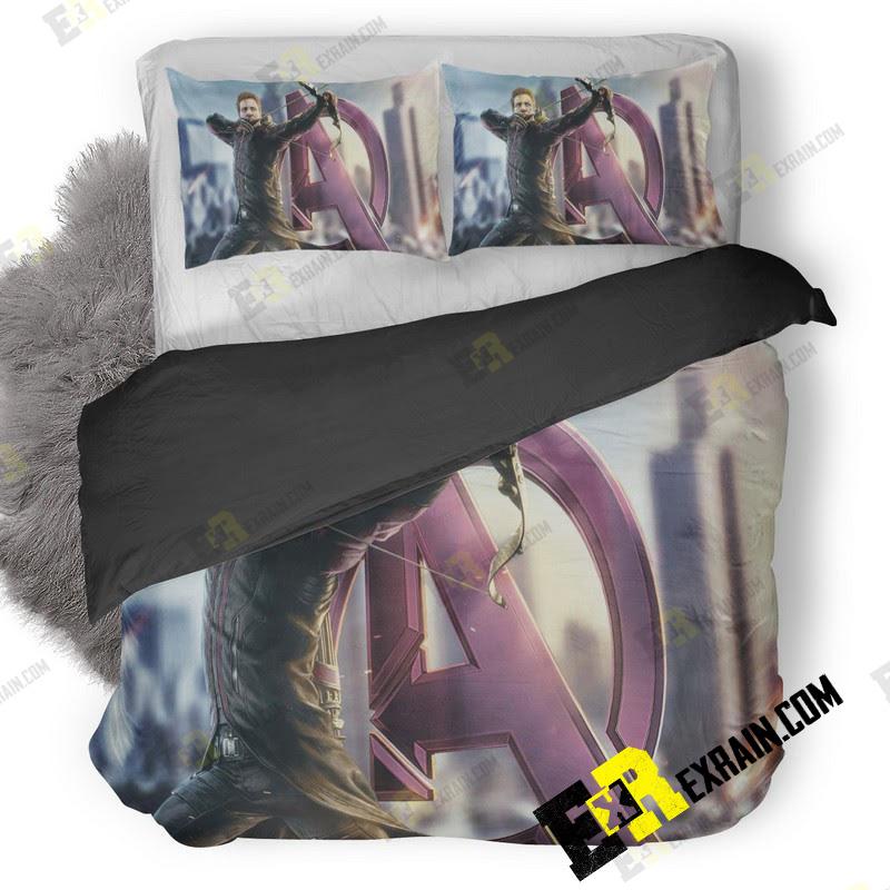 Avengers Hawkeye 3D Customized Duvet Cover Bedding Set